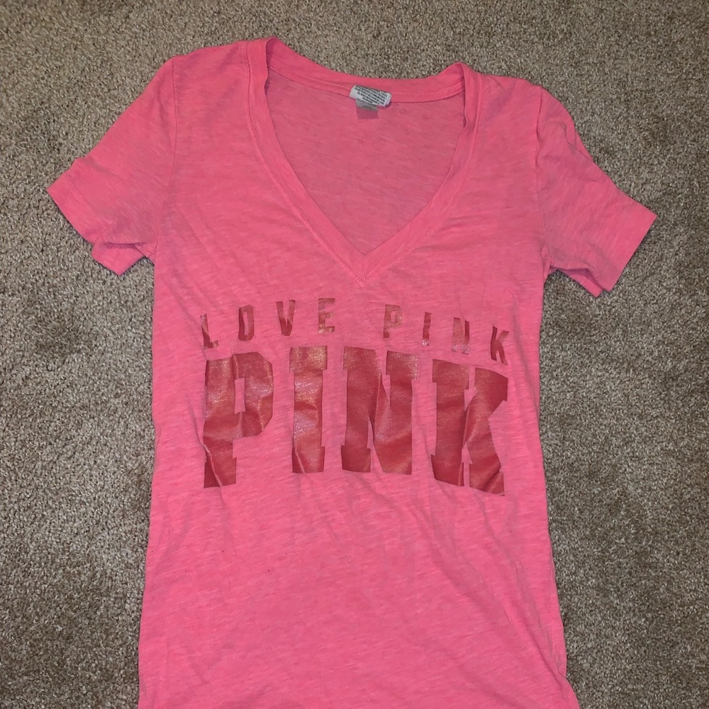 PINK V-Neck Shirt